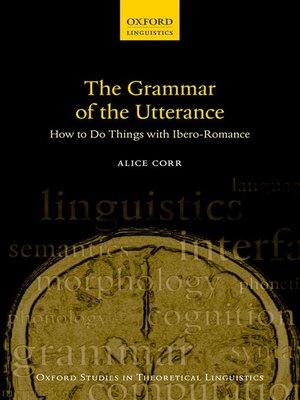 cover image of The Grammar of the Utterance